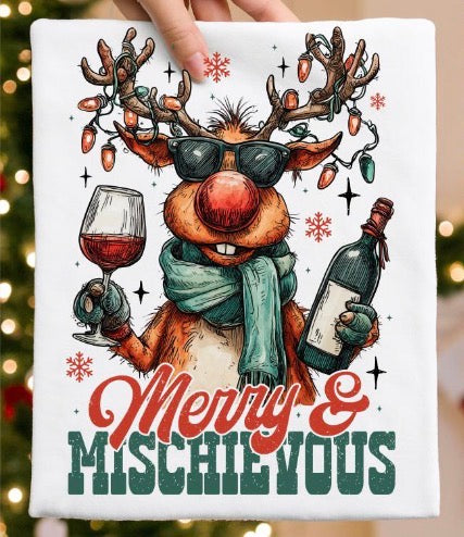 Merry & Mischievous ADULT & YOUTH TEE OR PULLOVER