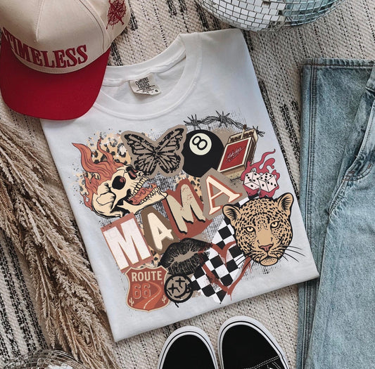 Mama Western Comfort Colors Tee