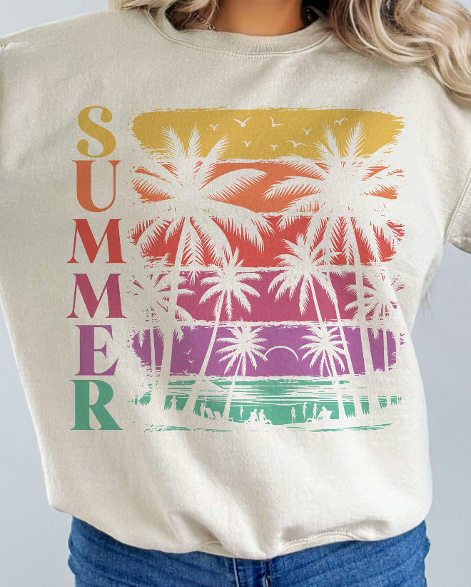 Summer Vibes ADULT TEE OR PULLOVER