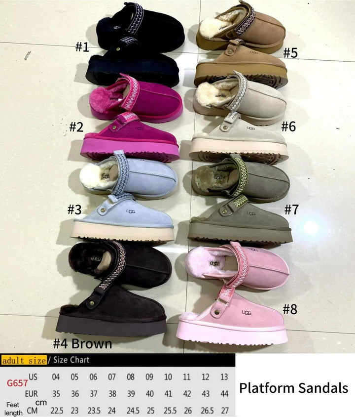 Ug g platform with strap