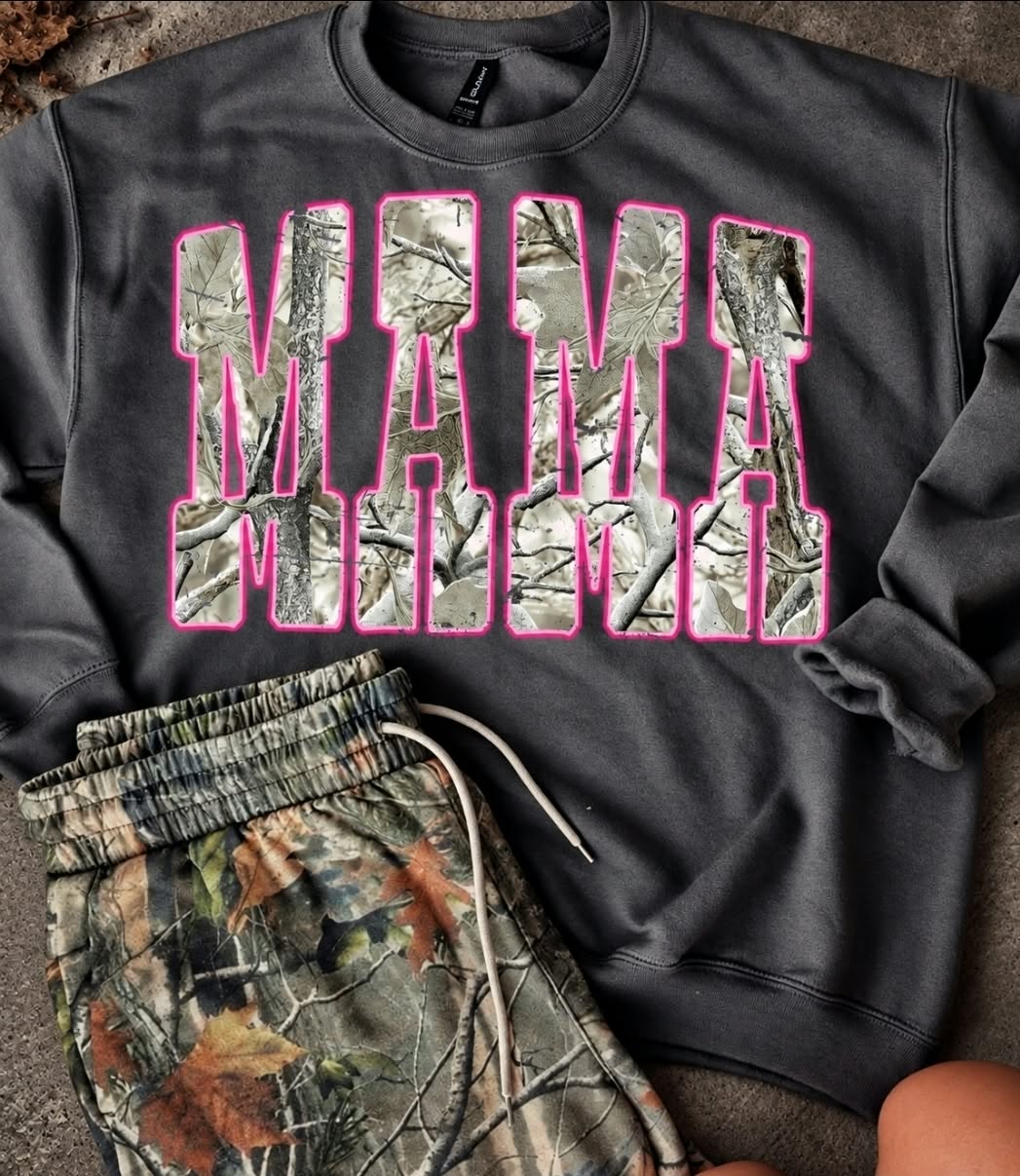Mama Camo Shorts & Pullover {SET OR SEPARATE}