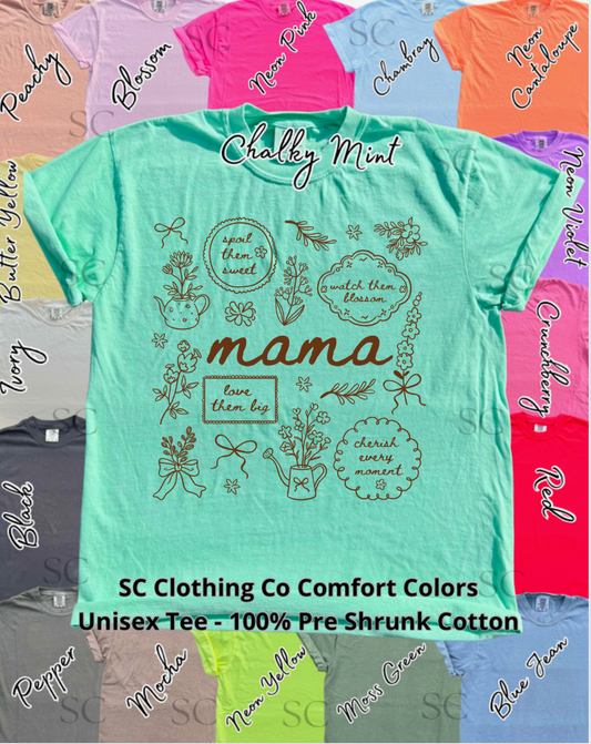 Mama Doodle Comfort Colors Tee
