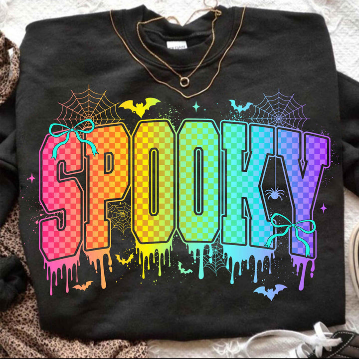 Vibrant Spooky Pullover