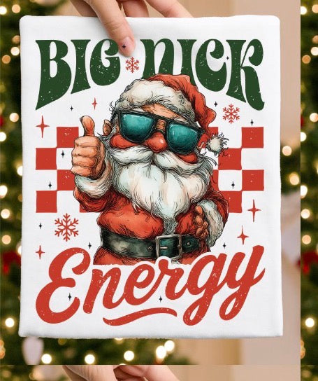 Big Nick Energy ADULT & YOUTH TEE OR PULLOVER