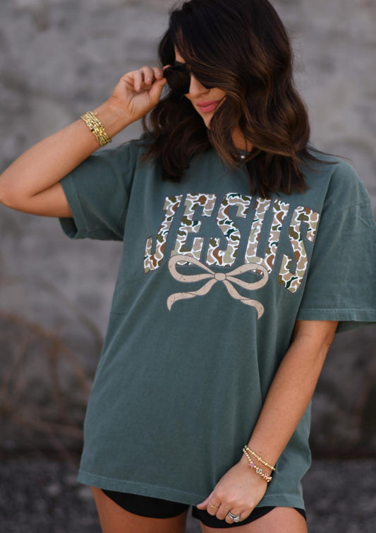 Jesus camo tee