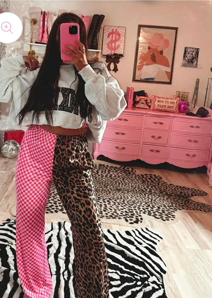 Double Trouble Split Pattern Pants {preorder}