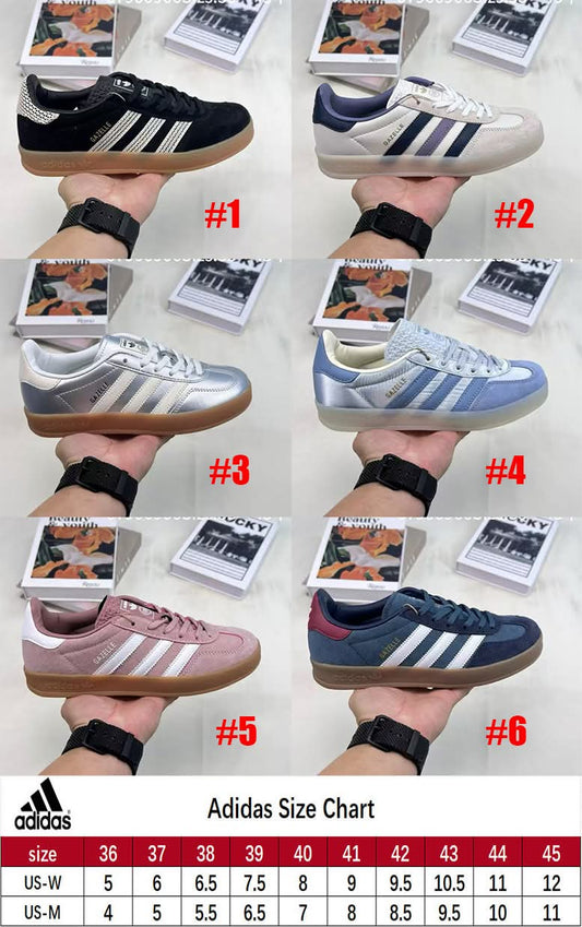 Adid gazel tennis shoes