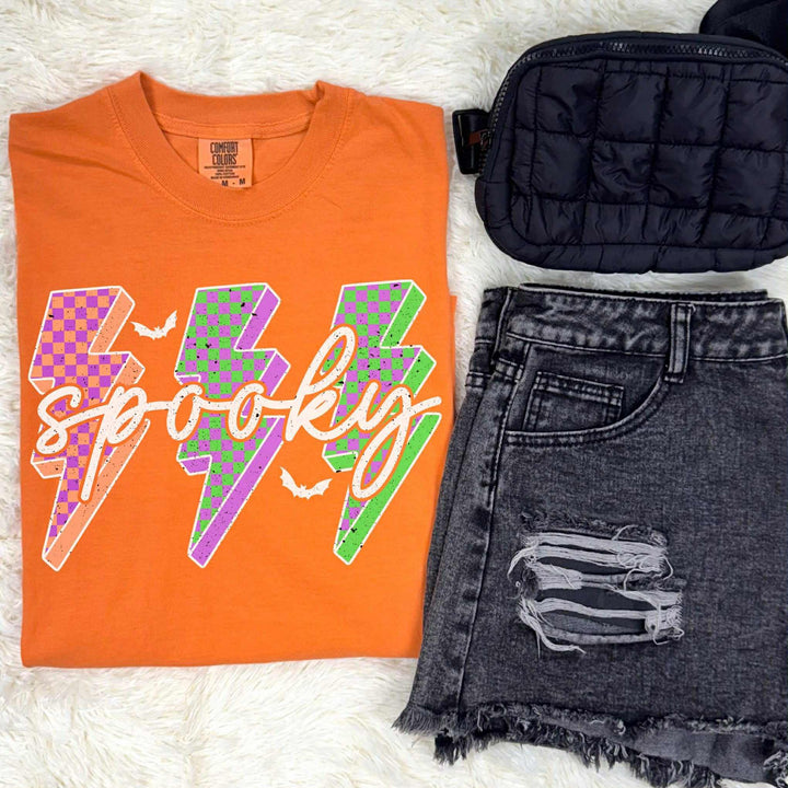 Bolt Spooky Comfort Color Tee