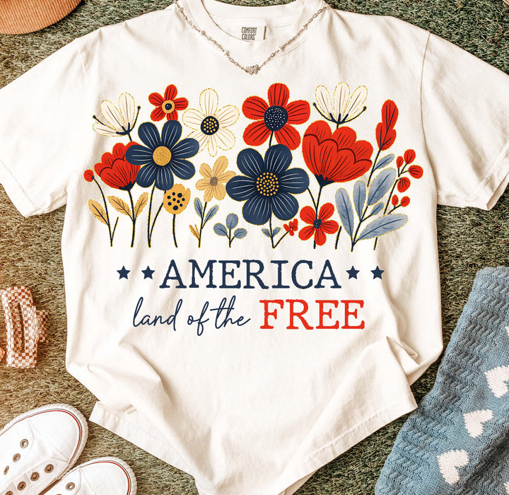 America  ADULT TEE OR PULLOVER