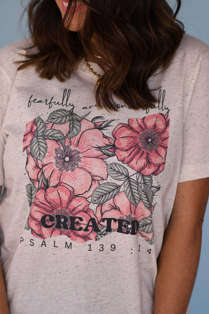 Fearfully wonderfully created ADULT TEE OR PULLOVER