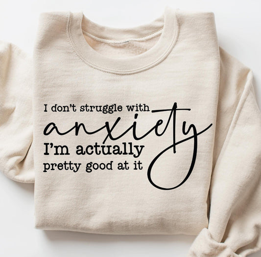 T Shirt Tuesday Anxiety Tee or Pullover