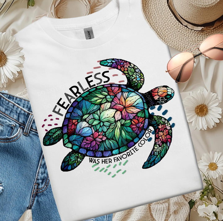 Fearless Turtle ADULT TEE OR PULLOVER