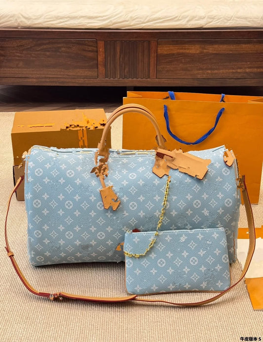 Blue Denim Vee Travel {item #107}
