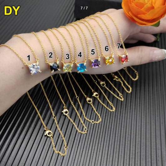 One stone DY Necklace