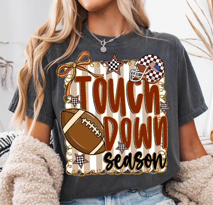 Touch Down Season Comfort Color Tee