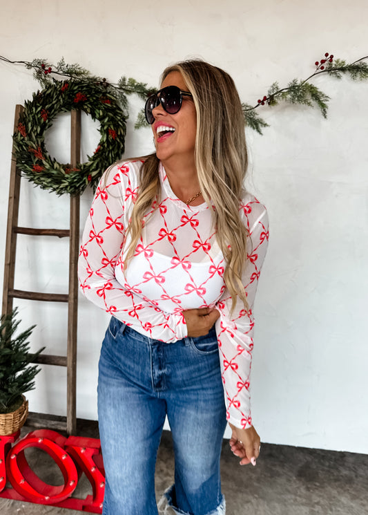 CHRISTMAS DRESS IT UP 5 MESH TOPS