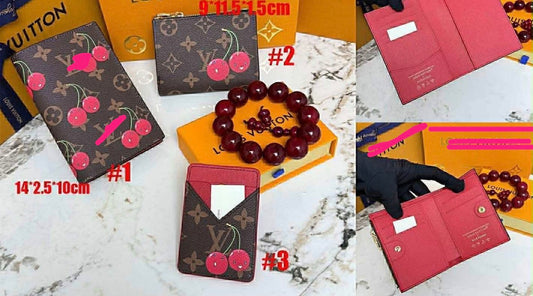 Vee cherry passport holder