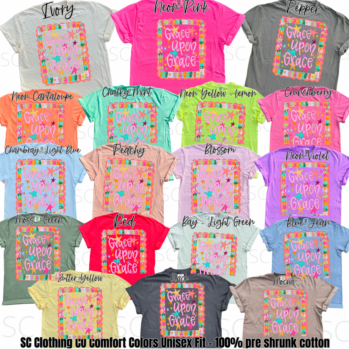 Grace upon Grace Comfort Colors Tee