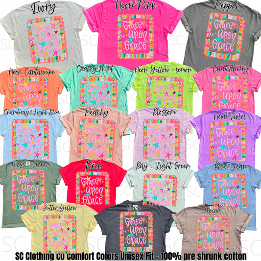 Grace upon Grace Comfort Colors Tee