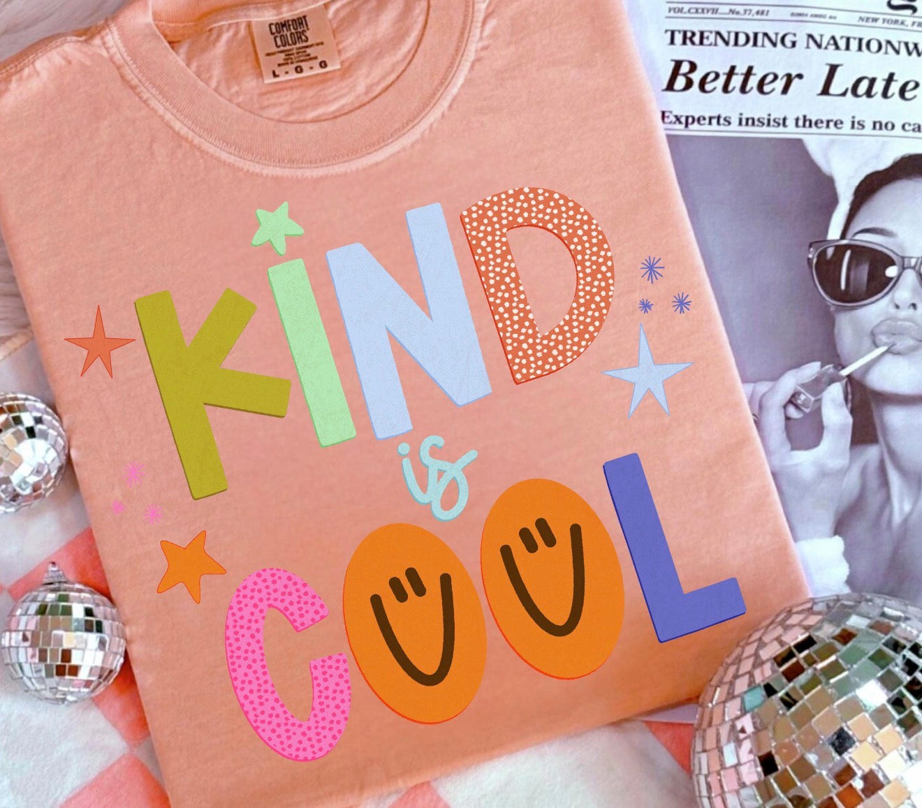Kind is Cool Comfort Colors Tee
