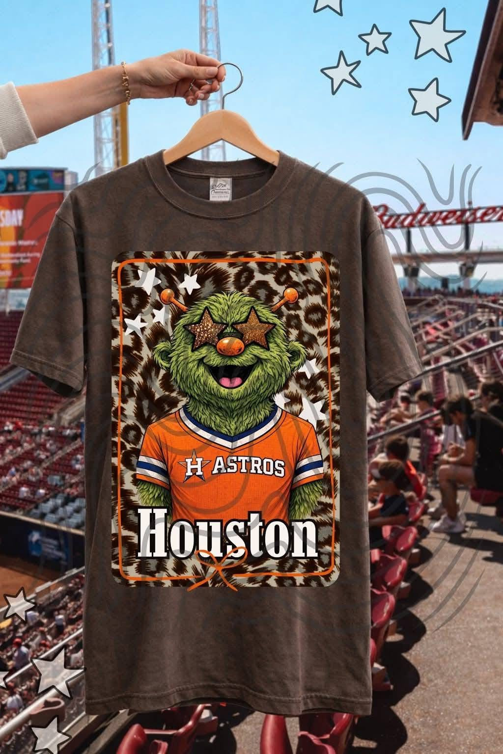 H Town Cheetah Comfort Colors Tee