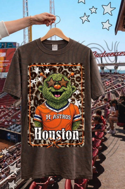 H Town Cheetah Comfort Colors Tee