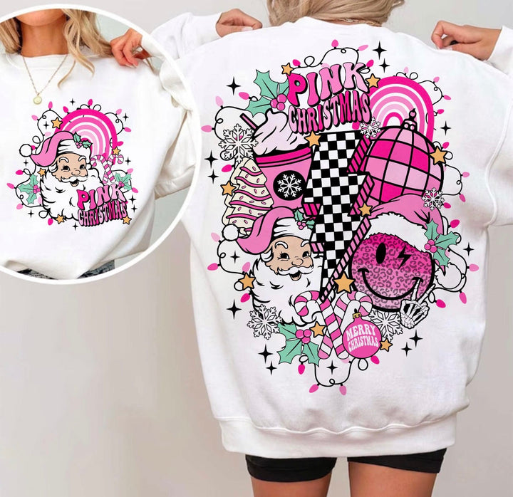 Pink Christmas   ADULT & YOUTH TEE OR PULLOVER