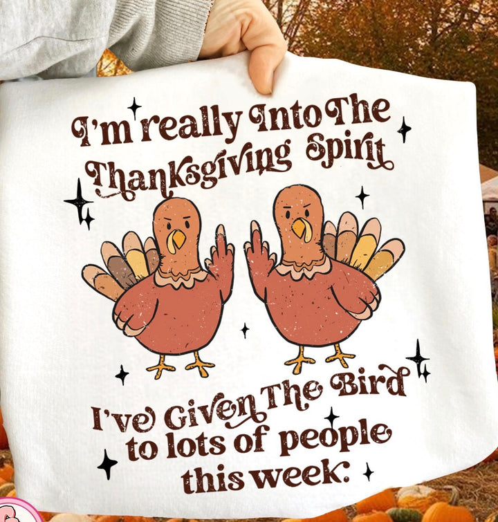Thanksgiving Spirit ADULT & YOUTH TEE OR PULLOVER