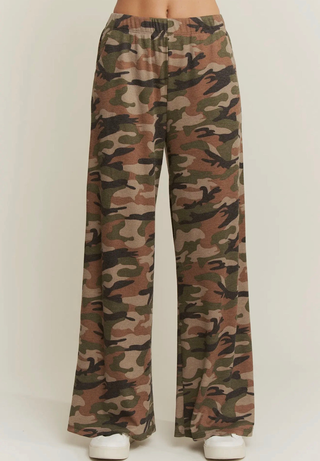 Army Camo Wide Leg Pants