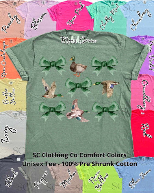 Duck & Bows Comfort Colors Tee