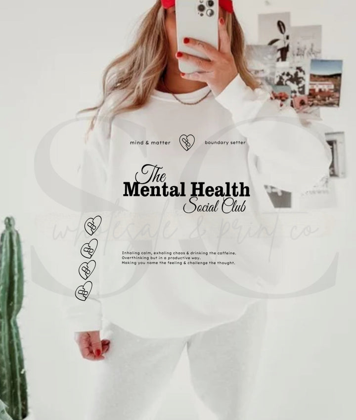 Mental Health Social Club Pullover ANY COLOR