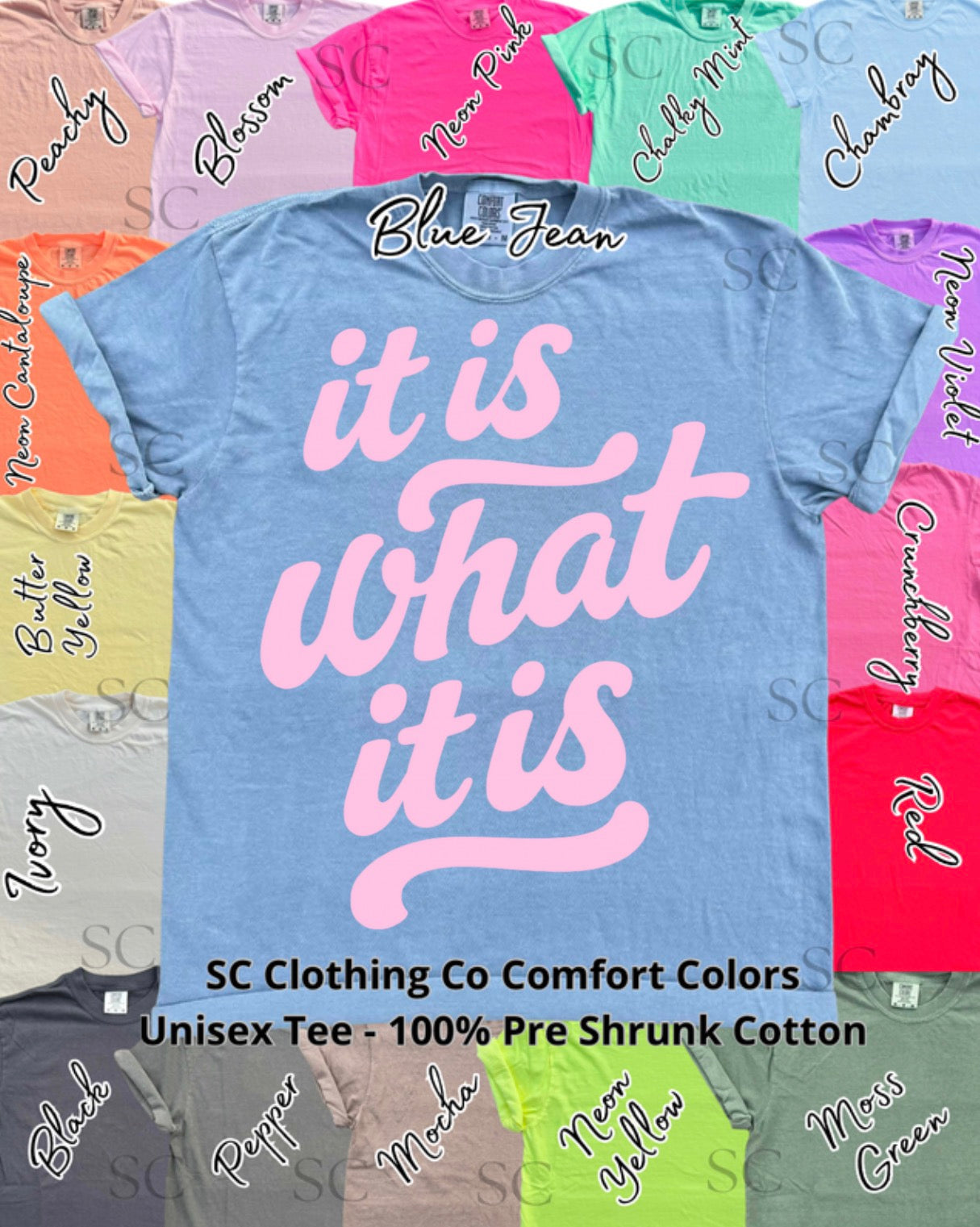 It is What it is Comfort Colors Tee