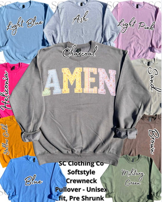 Pullover Faux Patchwork AMEN