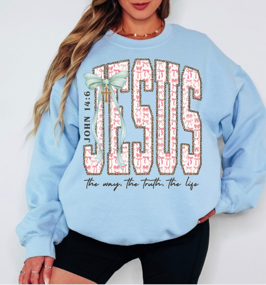 Pullover Jesus Cheetah Outline