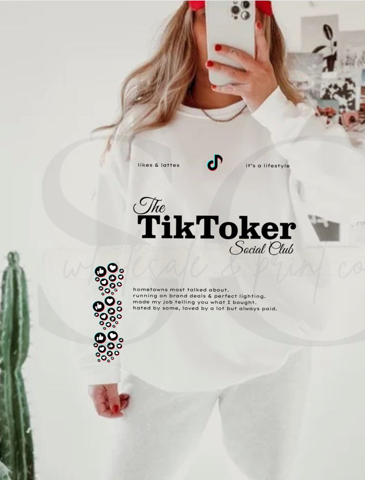 TikToker Social Club ANY COLOR Pullover