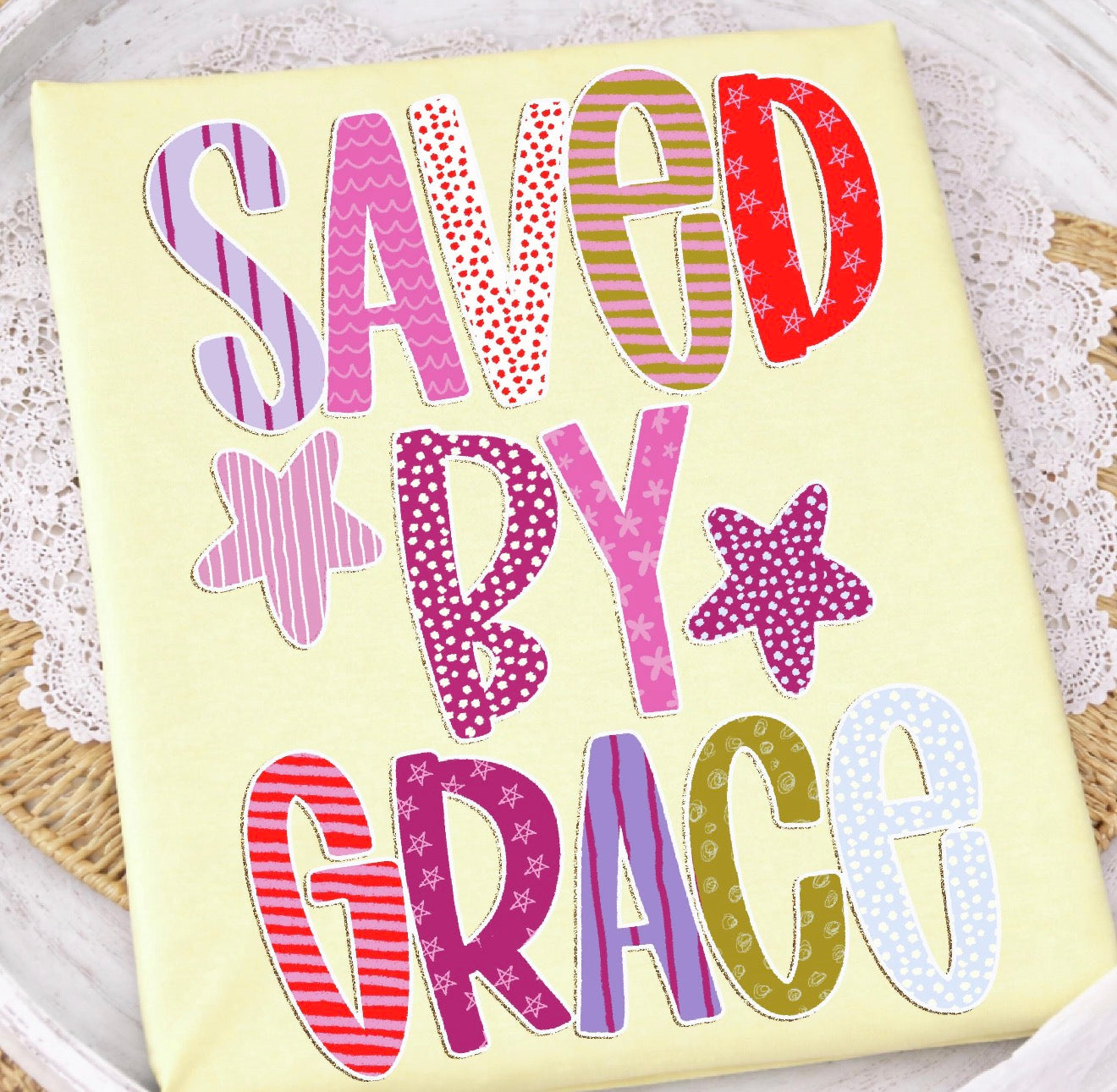 Saved by Grace Comfort Colors Tee