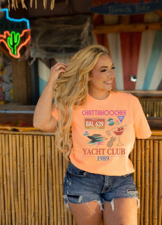 Chattahoochee Yacht Club Comfort Colors Tee