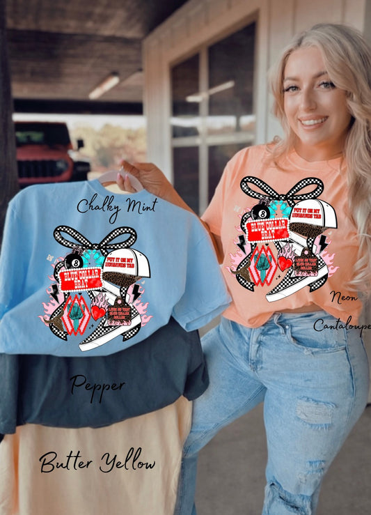 Blue Collar Brat BOXY Comfort Color