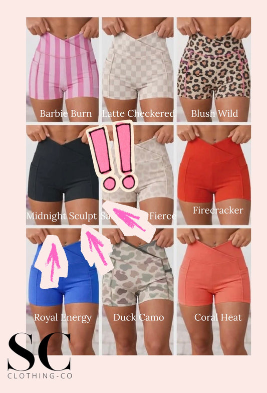 Midnight Sculpt Athleisure Biker Shorts by SC Arrival April