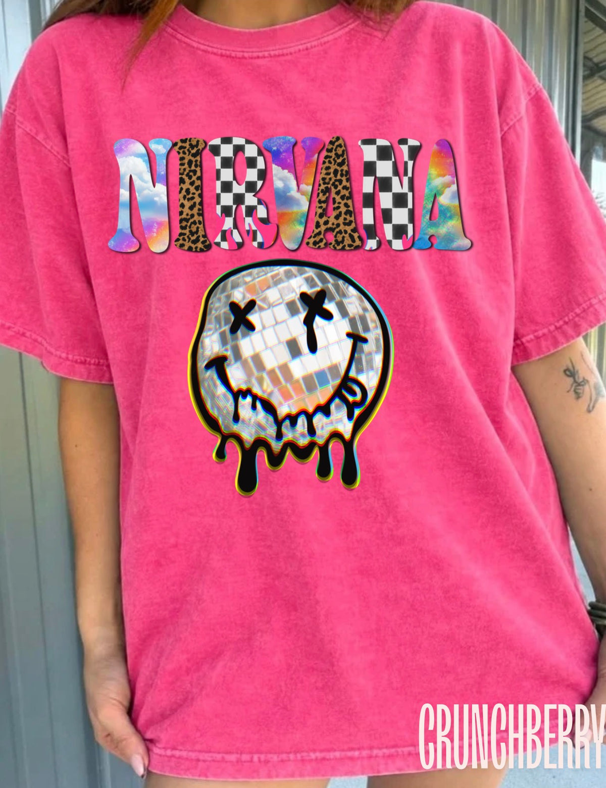 Band Smiley Comfort Colors Tee