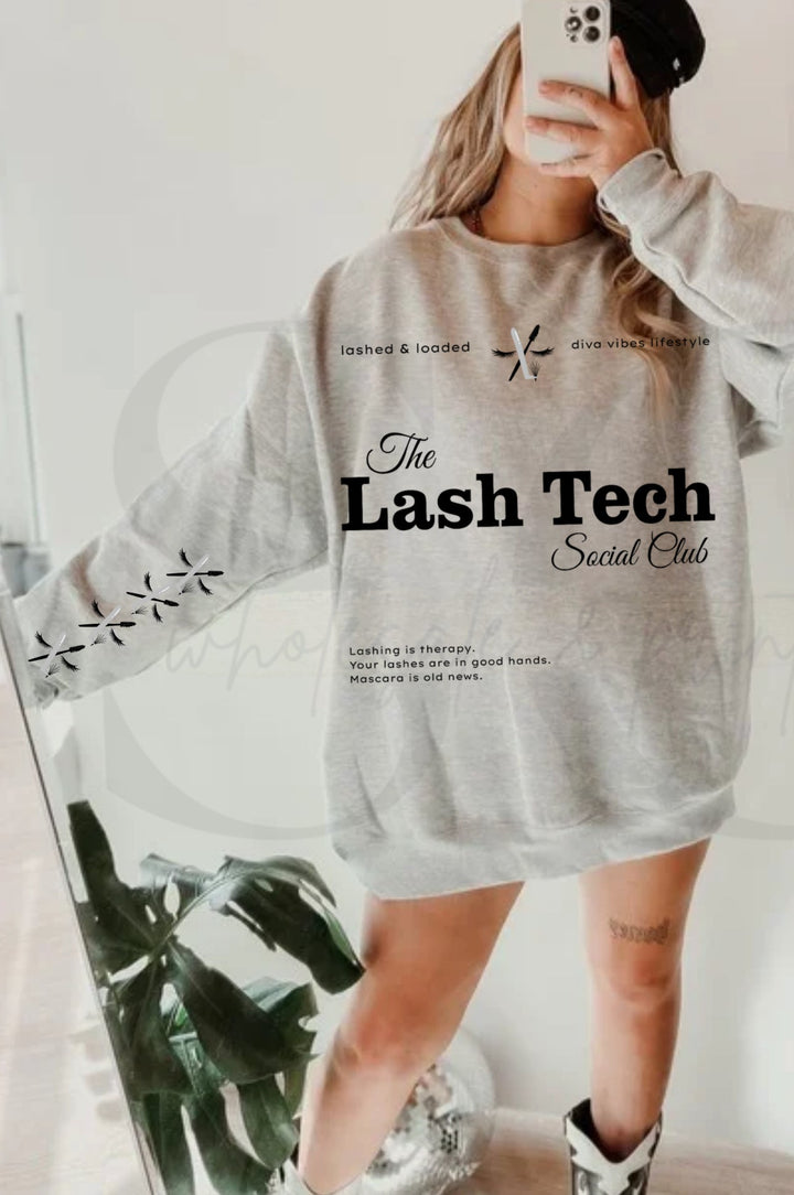 Lash Tech Social Club Pullover ANY COLOR