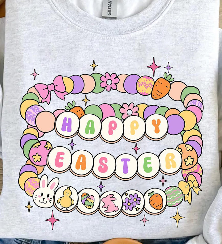 Happy Easter bracelet ADULT TEE OR PULLOVER