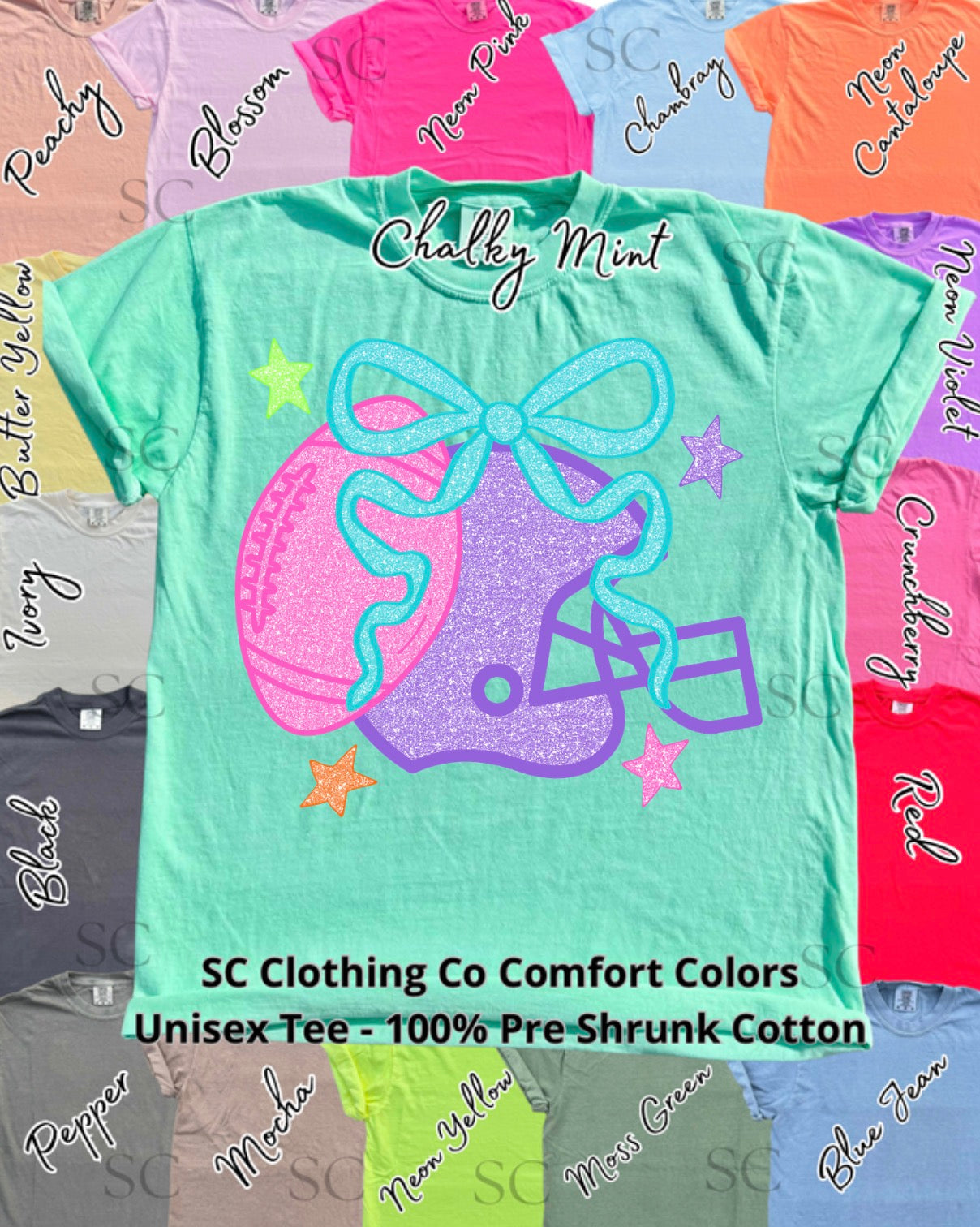 Girlie Helmet Comfort Colors Tee