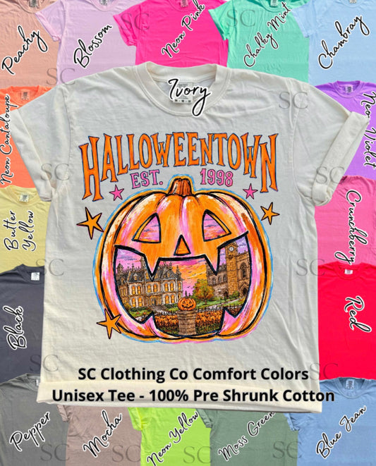 Halloween Town Comfort Colors Tee