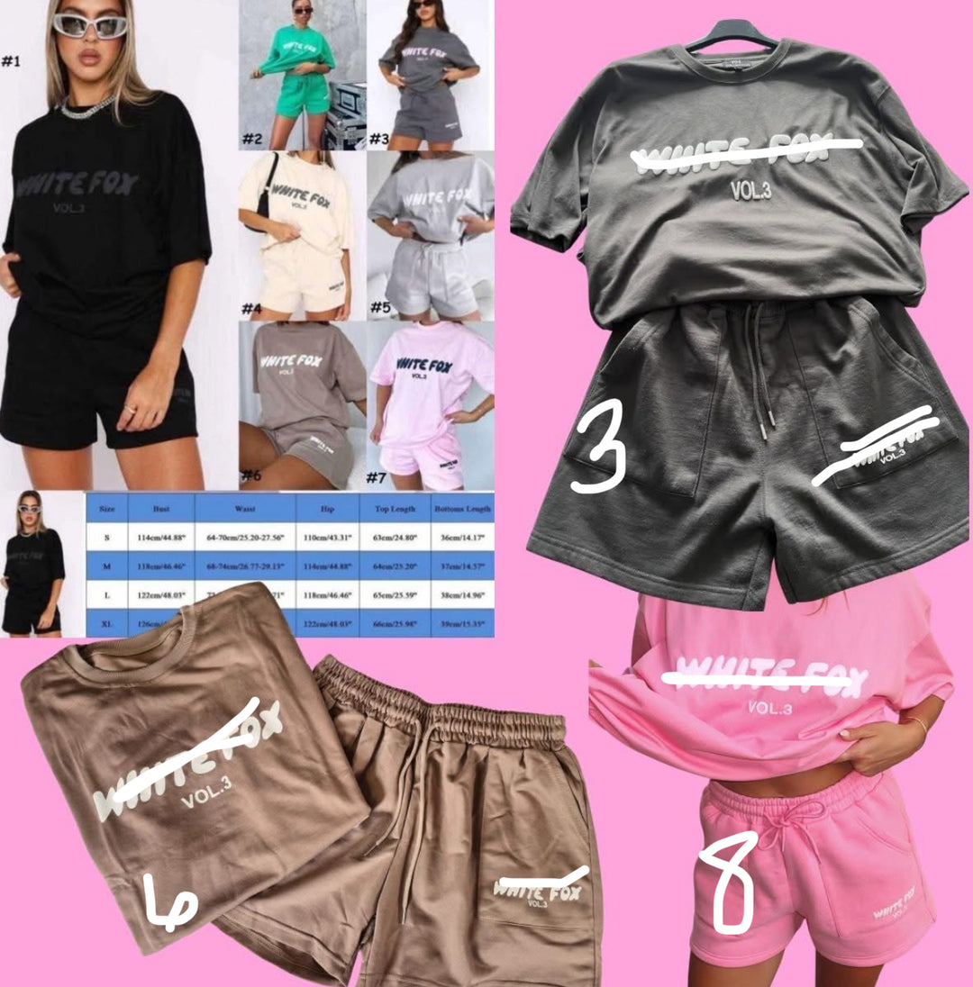 Fox short set
