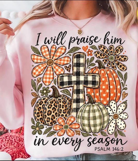 I will praise Him Pullover