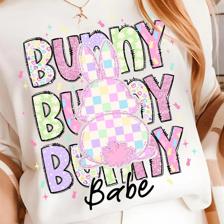 Bunny babe ADULT TEE OR PULLOVER