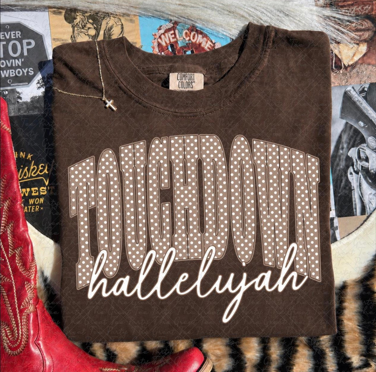 Touchdown Hallelujah Comfort Colors Tee