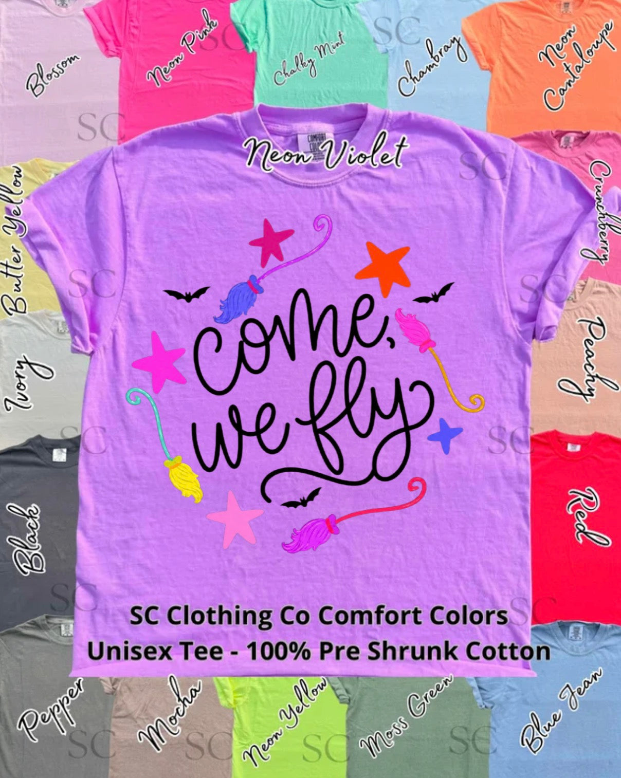 Come, we fly Comfort Colors Tee
