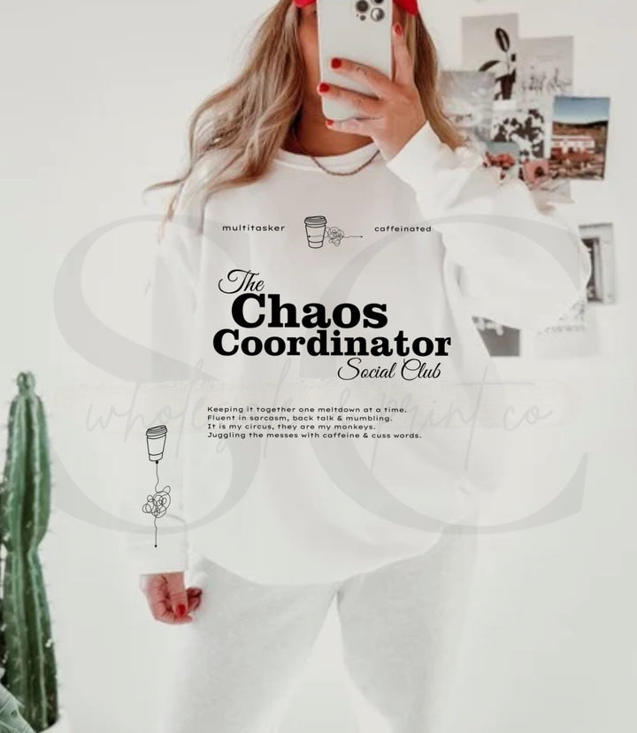 Chaos Coordinator Social Club Pullover ANY COLOR